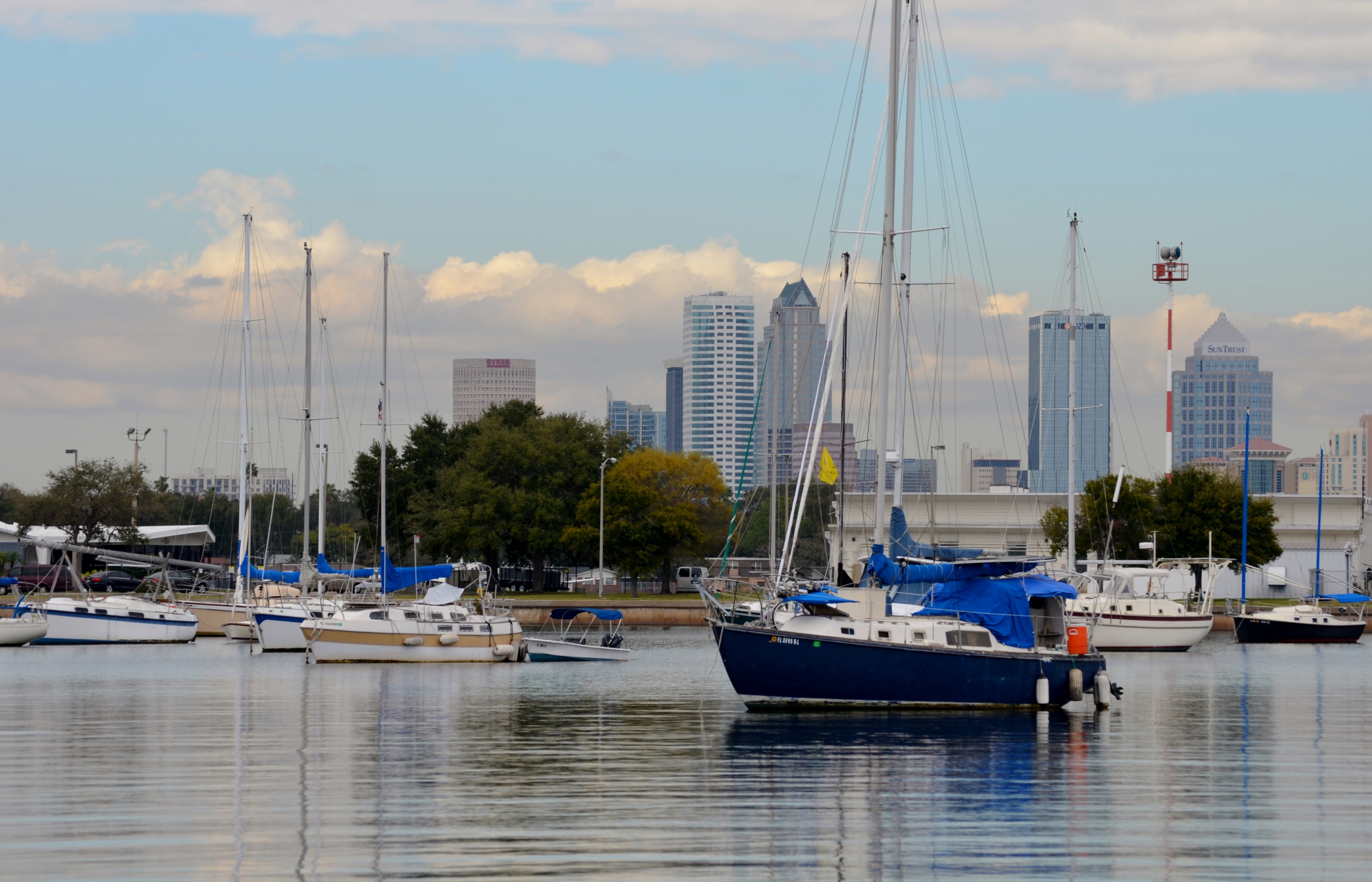Davis Islands waterfront across Tampa Bay